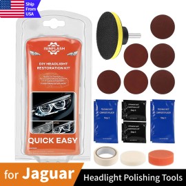 Homgooder Car Headlight Restoration Kits Headlamp Lens Polisher Repair DIY Tool For Jaguar