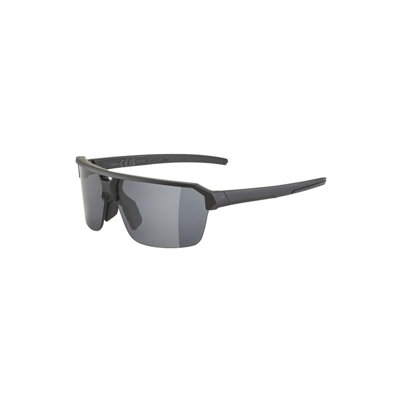 ALPINA Swift HR Sports Glasses for Adults, Matte Black, One