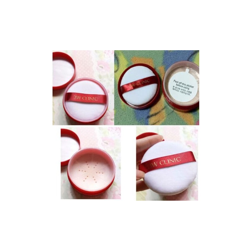 [3W CLINIC] Natural Make-Up Powder 30g/ #10 Transparent Pearl/Korea Made,