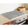Reston Lloyd Rectangular Burner Cover, Steel, Set of 2, Stainless