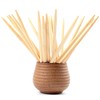 HOPELF 7 inch Semi Point Bamboo Skewers - 5mm Thick