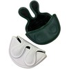 Golf Headcover Putter Cover Mallet Magnetic Closure Center Shaft Clover