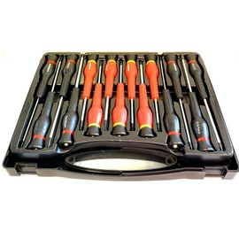 15 Pcs Telecommunication Precision Screwdriver Set Electrical Tool w/Kit Case.