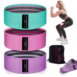 Resistance Band Set,Yoga Bands, Pilate Bands,Portable Exercise Bands Anti-Slip Resistance Loop Set Sport Bands for Pilates and Strength Training at Home, Gym Office Yoga.