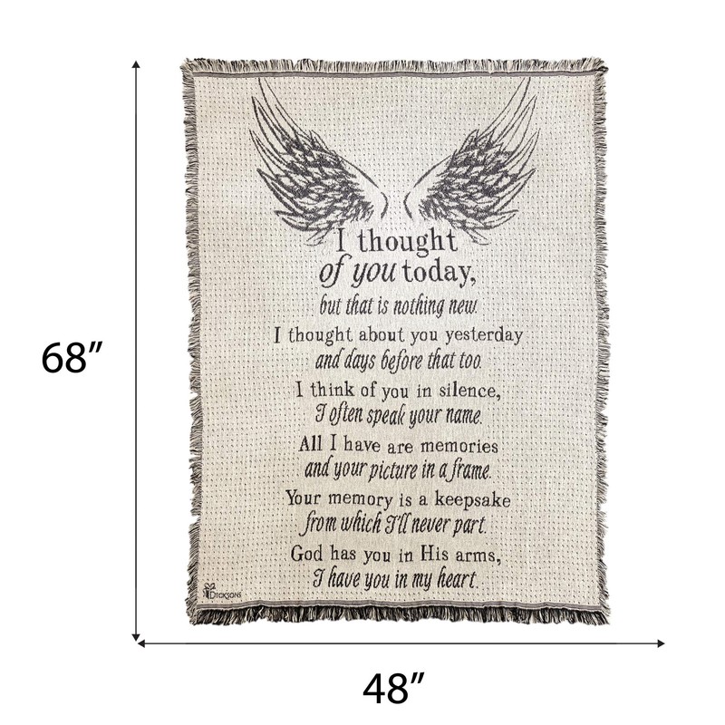 Dicksons I Thought of You Today Angel Wing White 48