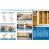 Pair of DTC 18" (457mm) Undermount Drawer Slides for 5/8”(16mm)