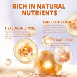 Peptide Serum, 20% Collagen Hexapeptide facial Serum, Face Serum For Women, Anti Wrinkle Serum, Dark Spot Correcting Glow Serum, Brighting Hyaluronic Acid Serum, Anti Aging Peptide Hydrating Serum