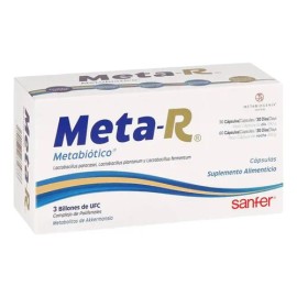 Meta-r 90 Cápsulas | Suplemento Metabiótico Con Probióticos