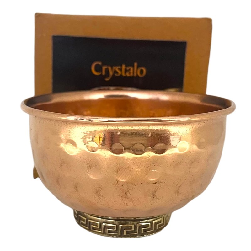 Crystalo - Copper Offering Bowl, 3 Inch Diameter, Great for