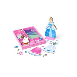 Cinderella Wooden Magnetic Dress-Up Play Set