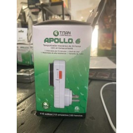 Titan Controls Apollo 6 One (1) Outlet 24 Hour Mechanical Timer - Hydroponics