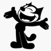 Felix The Cat 1 Waterproof Vinyl Window Bumper Sticker Decal