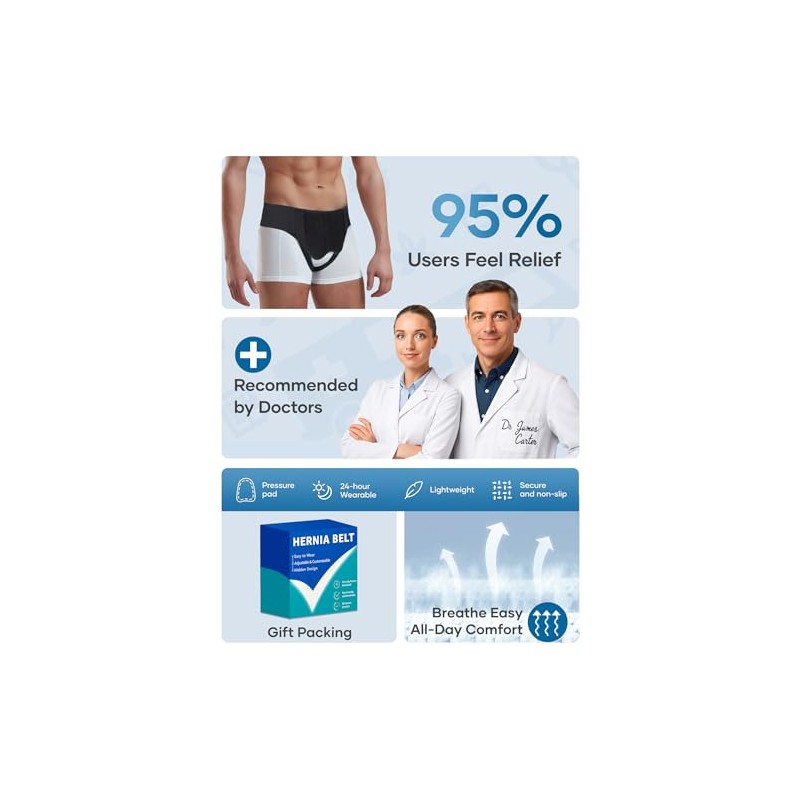 Hernia Belts for Men Inguinal, Hernia Belt for Women, Inguinal