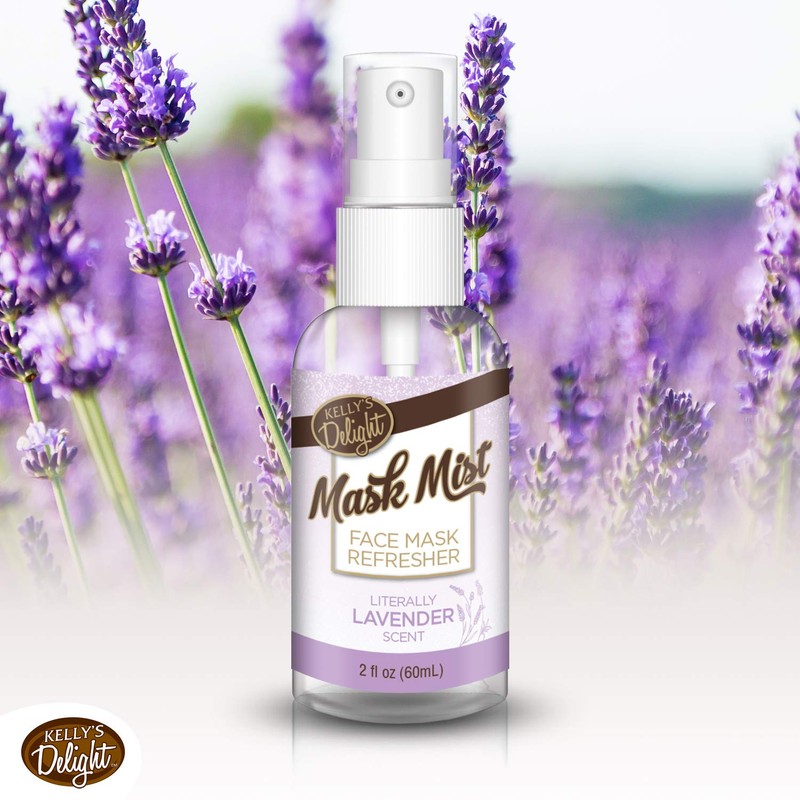 Face Mask Refresher Spray, 2 fl oz (Lavender, 3 Pack)