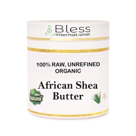Organic Raw African Shea Butter 100% Pure,Natural & Unrefined| Skin Moisturizer For Face, Body & Hair| 1 LBS/450 GM Ivory/White Grade A | DIY Creams, Balms, Lotions, Soaps| Moisturizes Dry Skin