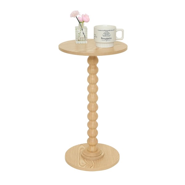 Fultyle Fultyle Round Side Table, Small Drink Table for Small