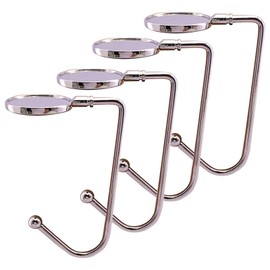 4PCS Christmas Stocking Holders Metal Hook Hanger Stocking Clips Hanging Grip Stocking Hangers for Home Fireplace Christmas Party Decoration