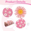 24 PCS Daisy Hanging Swirls Decorations, Daisy Flower Hanging Swirls,