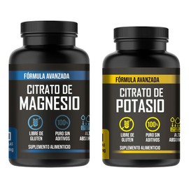 Lenico Citrato de Magnesio y Citrato de Potasio, 120 Cápsulas, Calidad Premium