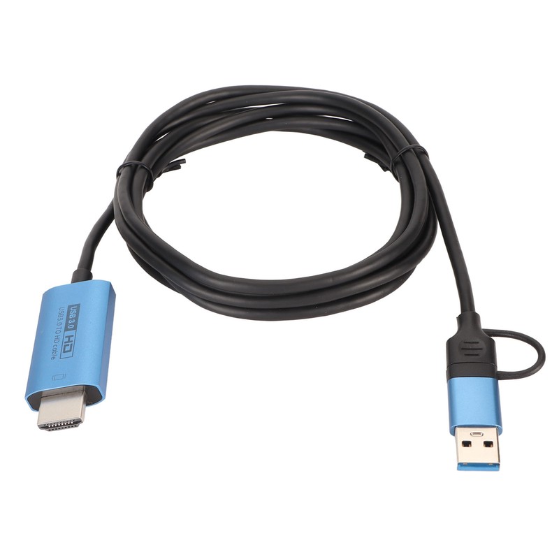 USB3.0 to HD Multimedia Interface Cable 5Gbps 1080P USB C