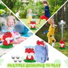KIZJORYA 2-in-1 Water Sprinkler Baseball Toy for Kids Outdoor Play,