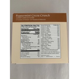 Barra nutricional North Star Medical Peppermint Cocoa Crunch sin aspartamo
