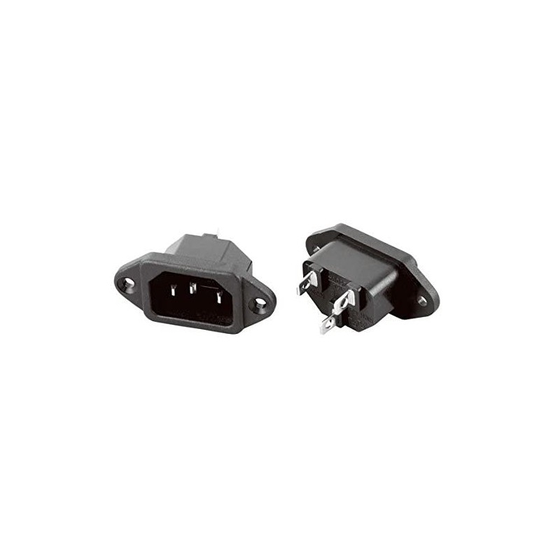 daier IEC Connector C-14 Plug 250 V AC 10 A,