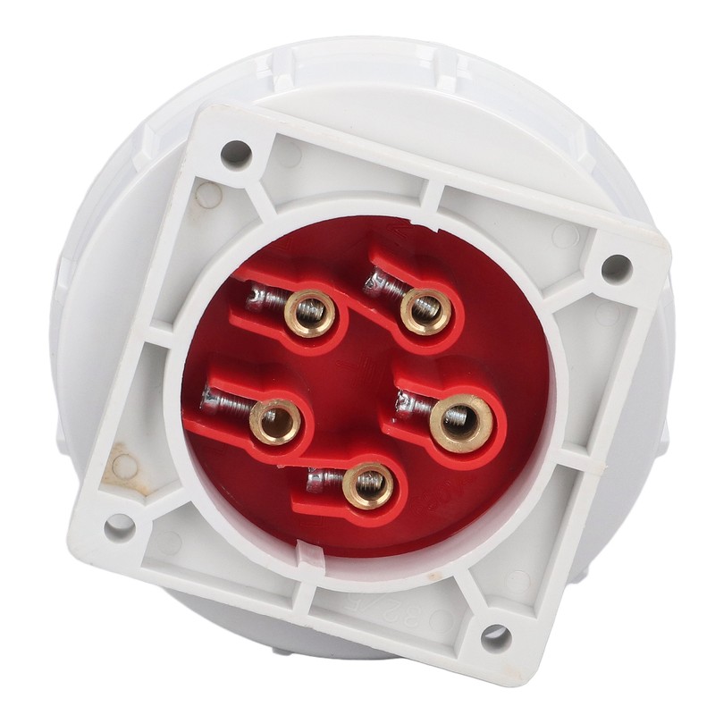 Industrial Socket IP67 Waterproof Aviation Connector 3P+N+E 32A AC 220380V
