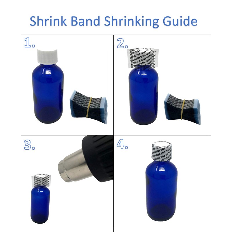 55 x 85 mm Clear Perforated Shrink Sleeve for Small