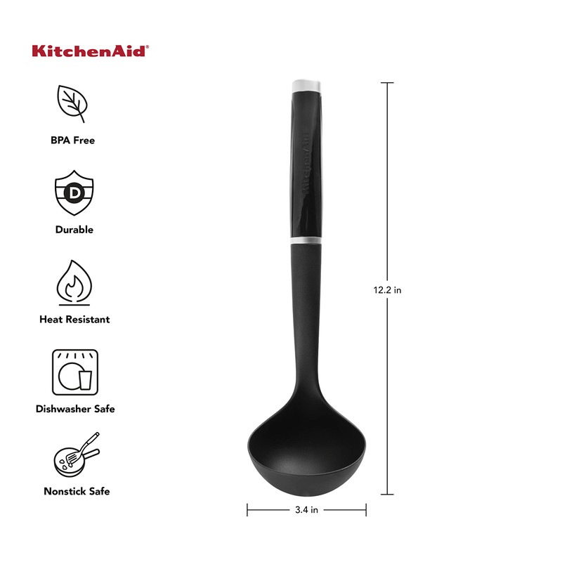 KitchenAid KE006OHOBA Classic Nylon Ladle