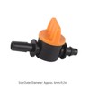 Haofy Drip Irrigation Valve 4/7 mm Outer Diameter 6 mm/0.2