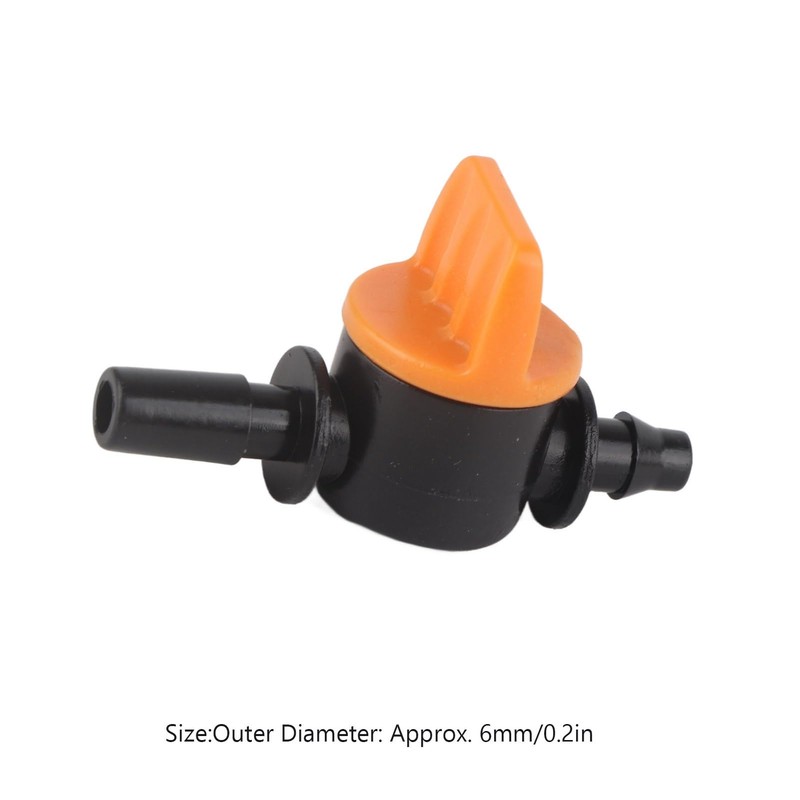 Haofy Drip Irrigation Valve 4/7 mm Outer Diameter 6 mm/0.2