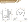 KCNOFNC Pulley Steel Cable, Pulley for Ropes, Pulley with 2