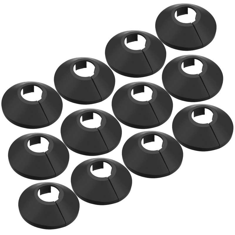 12 Pack Plastic Radiator Pipe Covers Pipe Collars for 15