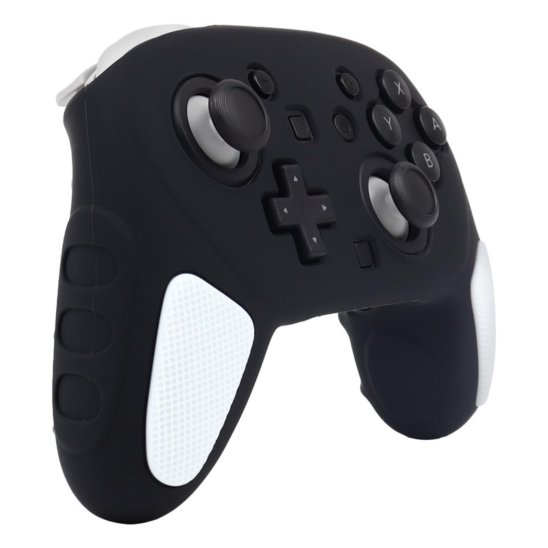 RALAN Switch 2 Pro コントローラー保護ケース シリコン製 ジョイスティックカバー2個付き ピンク 滑り止め加工 人間工学に基づいた設計