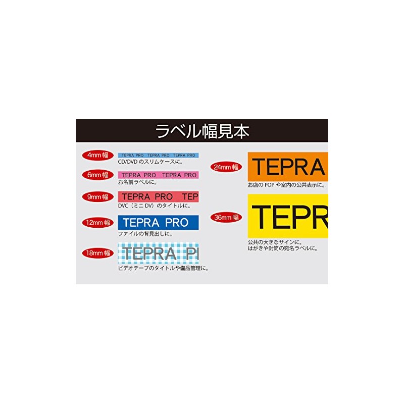 キングジム 【純正】 テプラPROテープカートリッジ 模様ラベル 12mm チェック青/グレー文字 長さ8m SWX12BH
