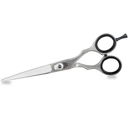 Hairdressing Scissor Professional Hairdressers Barber Hair Cutting Scissor Stainless Steel Haircut Scissor Sharp Adjustable for Salon Barbers, Men, Women, Children and Adults (17 cm, Silver)