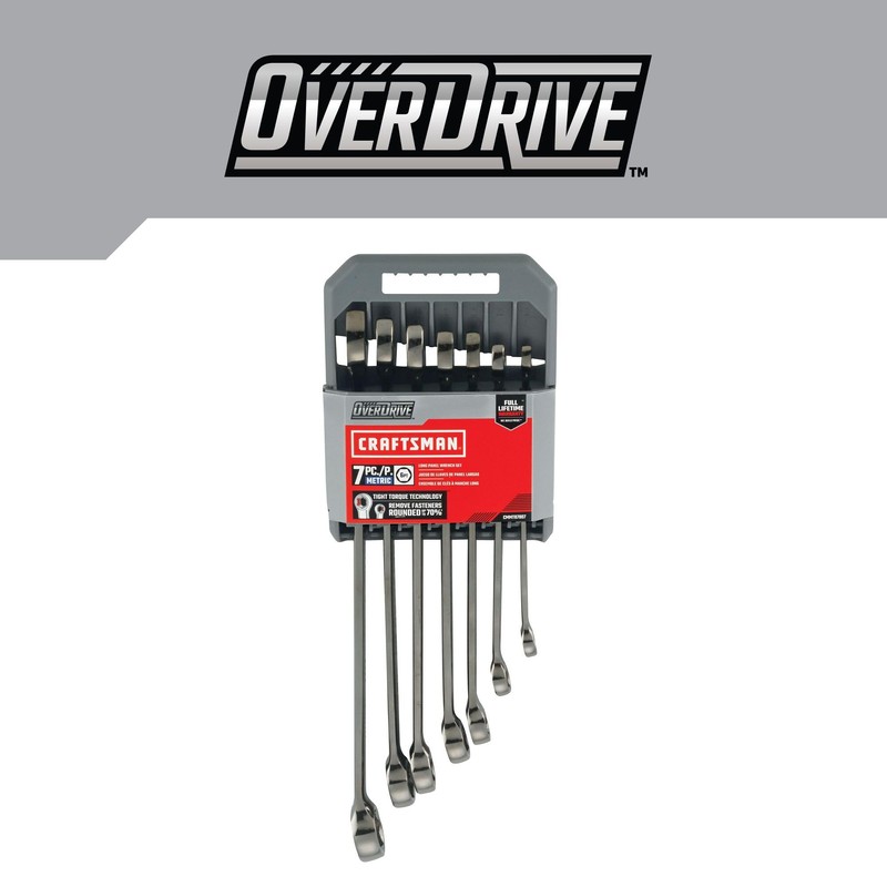 CRAFTSMAN 7pc Overdrive MM Wrench Set (CMMT87807)
