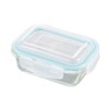 Yoshikawa SJ2530 4-Point Locking Glass Storage Container, 12.5 fl oz