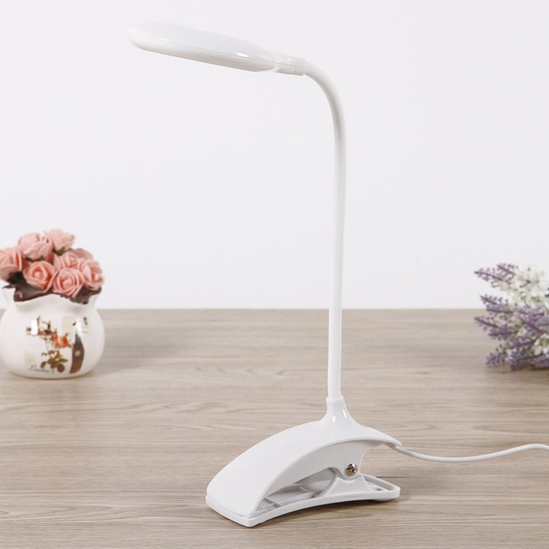 Portable LED Desk Soft Light Lamp, USB Eye Protect Clip