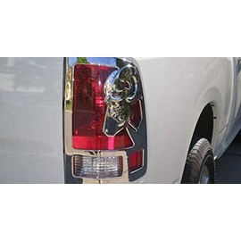 Avanzato Fits Dodge Ram Chrome Tail Light Covers 2009-19 / Fits 1500-2500-3500 (2010-2018)