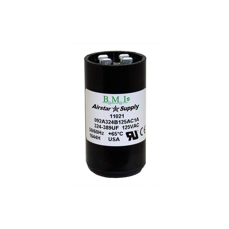 324-389 uF x 110/125 VAC - BMI Start Capacitor #