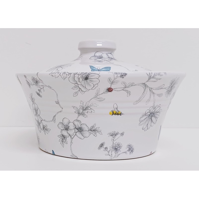 Rainbow Decors Secret Garden Casserole Dish with Lid 500 ml