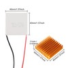 ALAMSCN 2PCS TEC1-12706 Thermoelectric Cooler Cooling Peltier Plate Module 12V