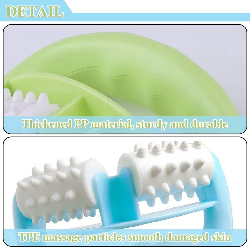 2 Piece Massager, Manual Roller Massager, Portable Massager, Mini Massager,