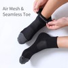 FITRELL 6 Pack Men's Athletic Ankle Socks Cushioned Sports Running