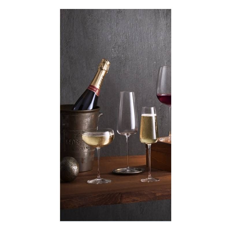 Luigi Bormioli - Talismano - Champagne/Prosecco Crystal Flutes - Dishwasher