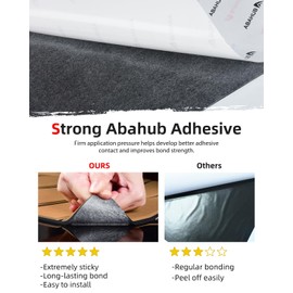 Abahub EVA Foam Boat Decking 96''x16.8'' Self-Adhesive Faux Teak Marine Flooring Sheet Traction Pad for Boats Surfboard, Camel Brown with Black Seam Lines