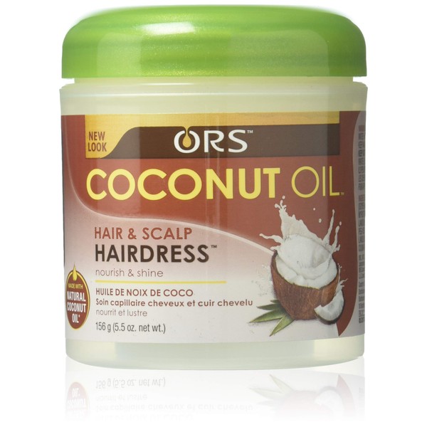 ORS Coconut Oil Hair and Scalp Hairdress 5.5 oz (Pack of 2)