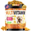 Dog Multivitamin Chews, 16-in-1 Vitamins & Supplements, 500 Soft Chews